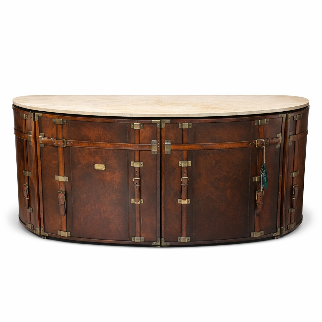 KARL STARLING LEATHER CURVE CONSOLE